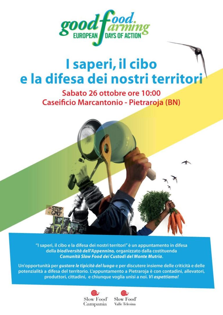 Good Food Good Farming, appuntamento sbato 26 a Pietraroja.