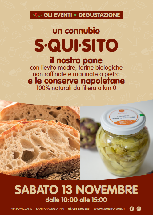 Degustazioni da S.Qui.Sito, ogni sabato fino a Natale.